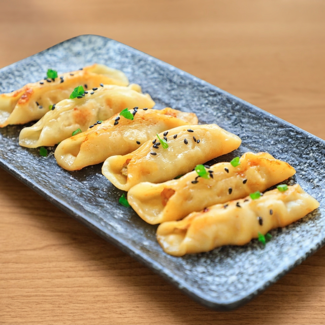 Fried Pork Dumplings.