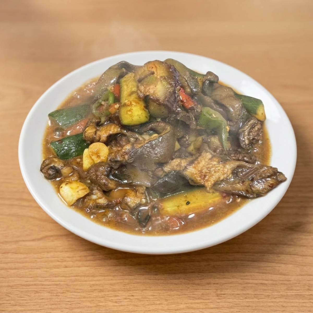 Braised Eel with Smoky Pork