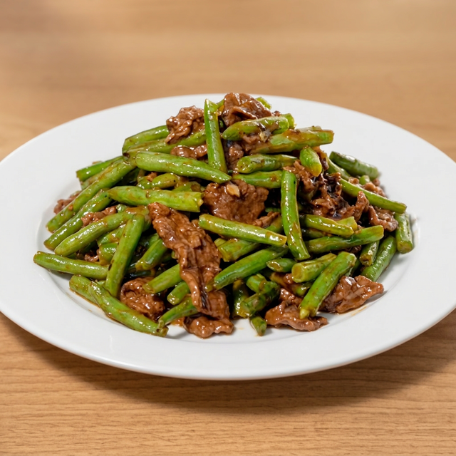 Beef with String Beans.