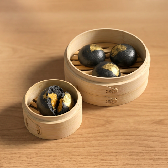 Steamed Salted Egg Buns.