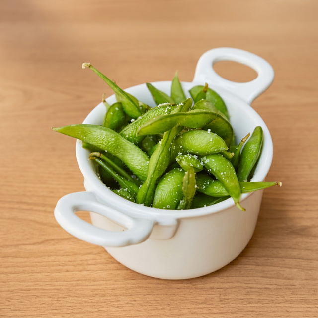 Edamame with Sea Salt.