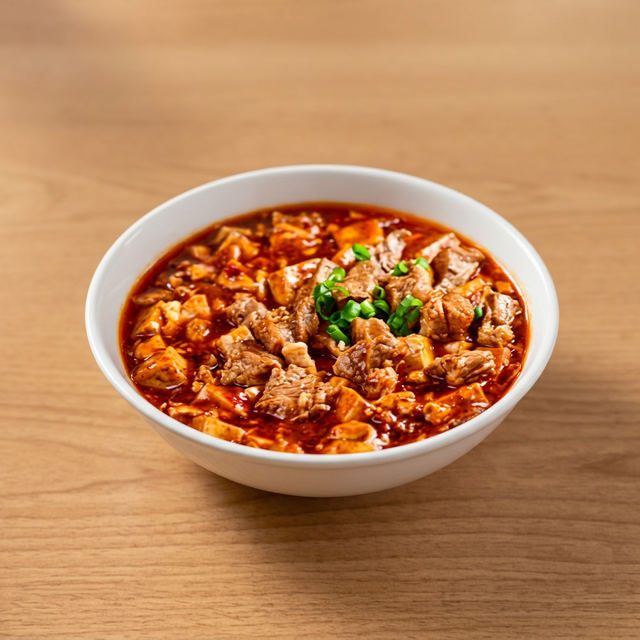 Mapo Tofu with Beef Brisket.