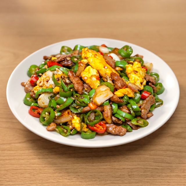 Hunan Home-Style Pork with Eggs.