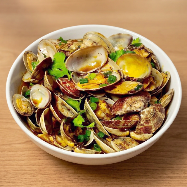 Stir-Fried Clams with Chili.