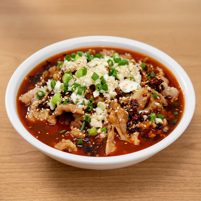 Sichuan Boiled Spicy Pork.