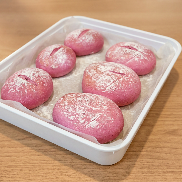Purple Potato Buns.