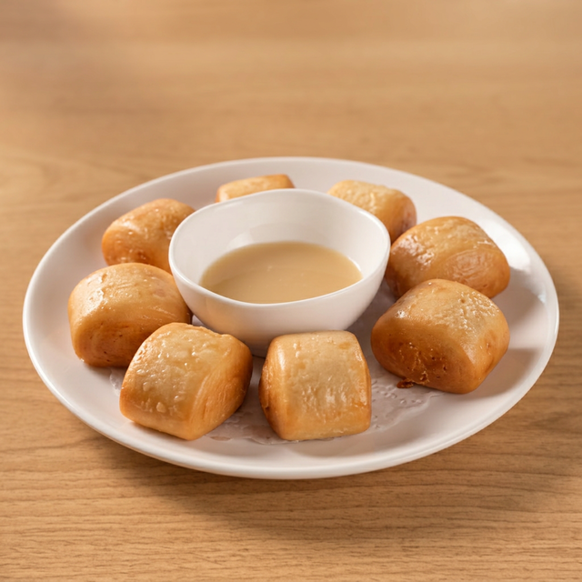 Golden Fried Buns.