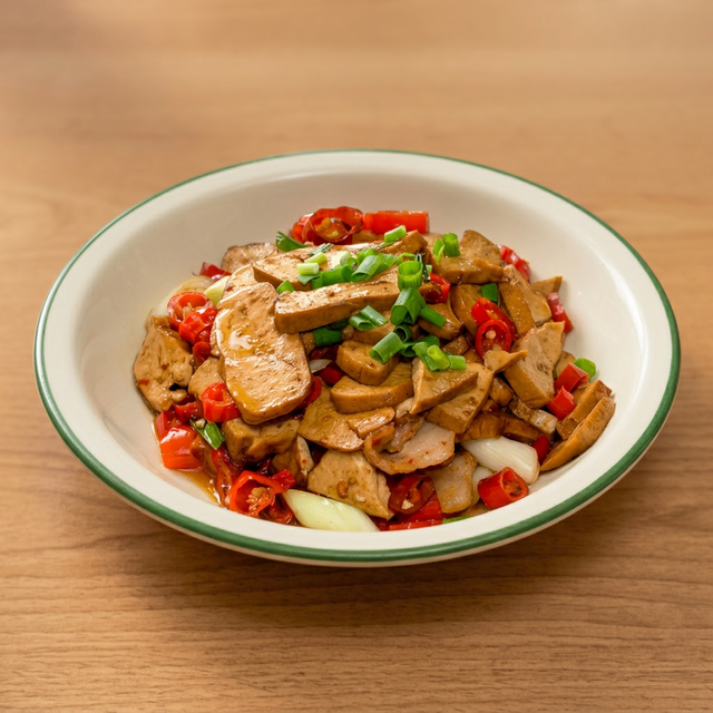 Stir-Fried Dried Bean Curd.
