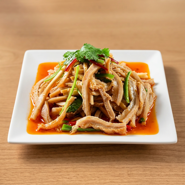 Shredded Tripe with Chili.
