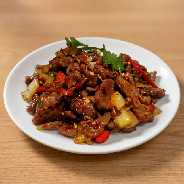 Cumin-Flavored Beef.