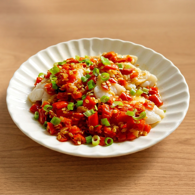 Fish Fillet with Chopped Chili