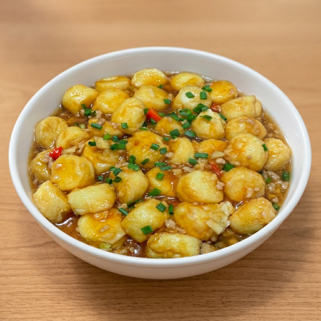 Sizzling Egg Tofu.