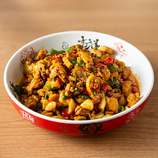 Spicy Farmhouse Stir-Fried Chicken Bone-in.