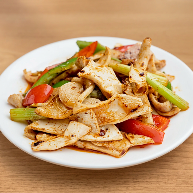 Stir-Fried Pork Aorta.
