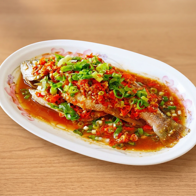 Whole Fish with Chopped Chili