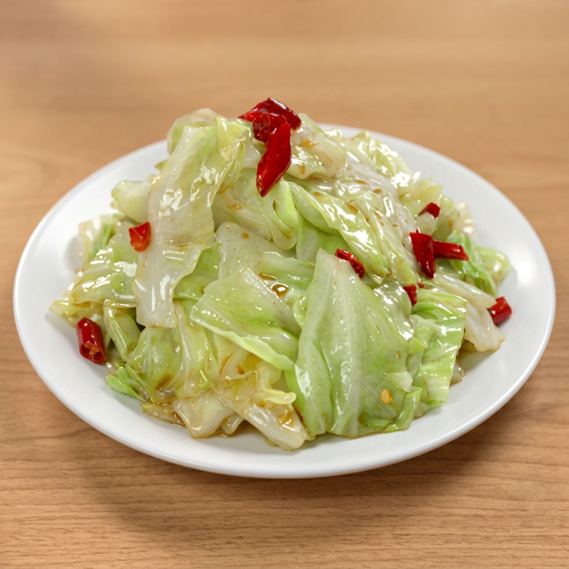 Stir-Fried Cabbage.