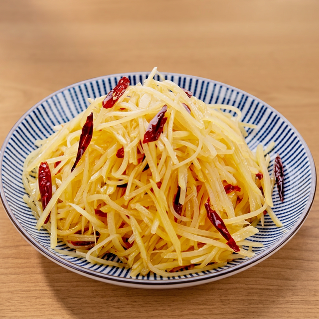 Shredded Potato Stir-Fry.